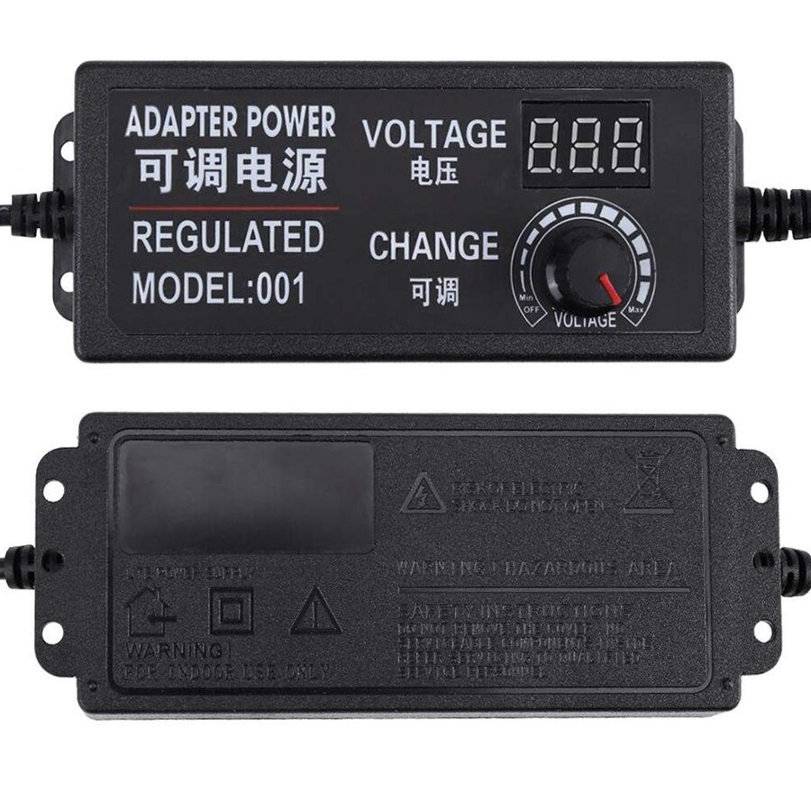 AC naar DC 3 V-12 V 5A Verstelbare Adapter 3V 4.5V 5V 6V 9V 12Volt Scherm Spanning Gestabiliseerde Voeding Universele Lader