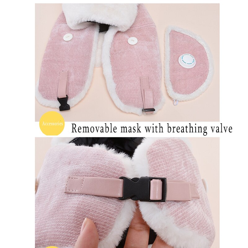 K79 Women&#39;s Hat Winter HaTt Ushanka hat For Female Thicken Cold Cap Warm Hat Windbreak Hat Warm Hat Pilot Cap Hat With Earflaps