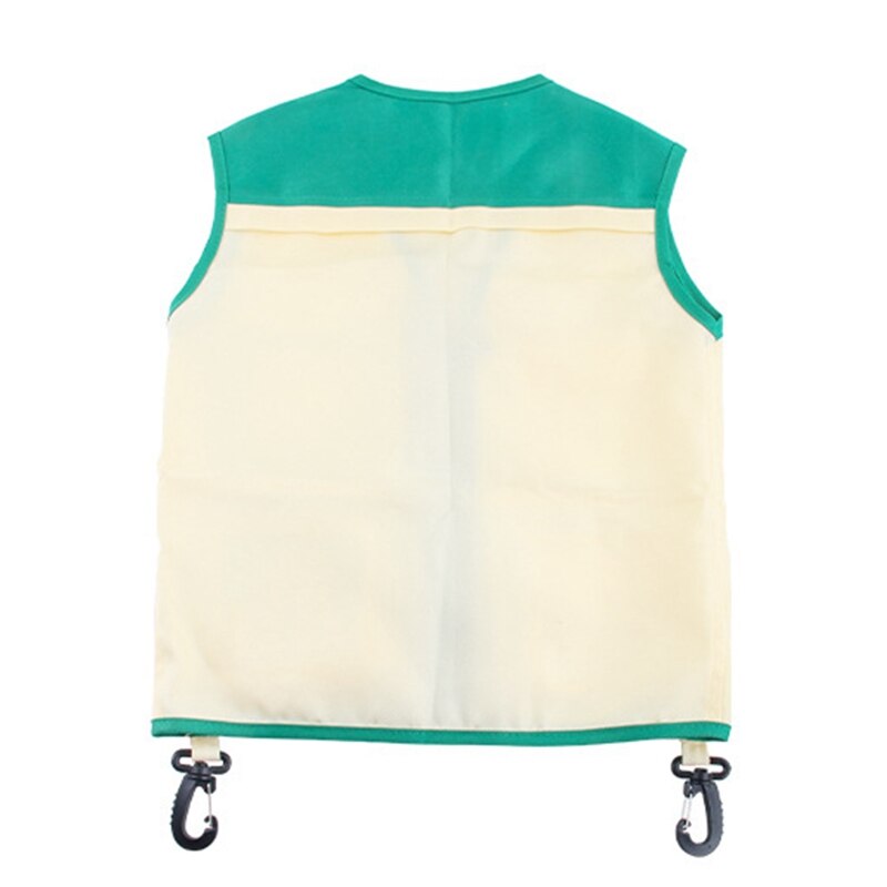 Kids Outdoor Adventure Explorer Kit Costume Vest And Hat Set Realize Children Career Dream Cosplay Green