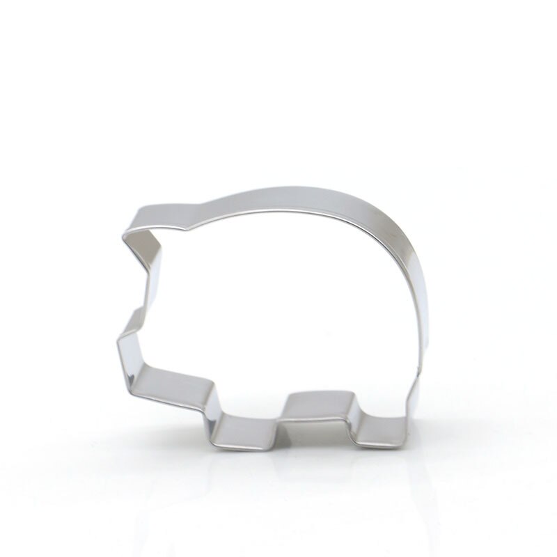 Stainless Steel Cookie Cutter Pig Shape Biscuit Pastry Mold Cake Decor Baking Mold Tools Kitchen Baking Accessories
