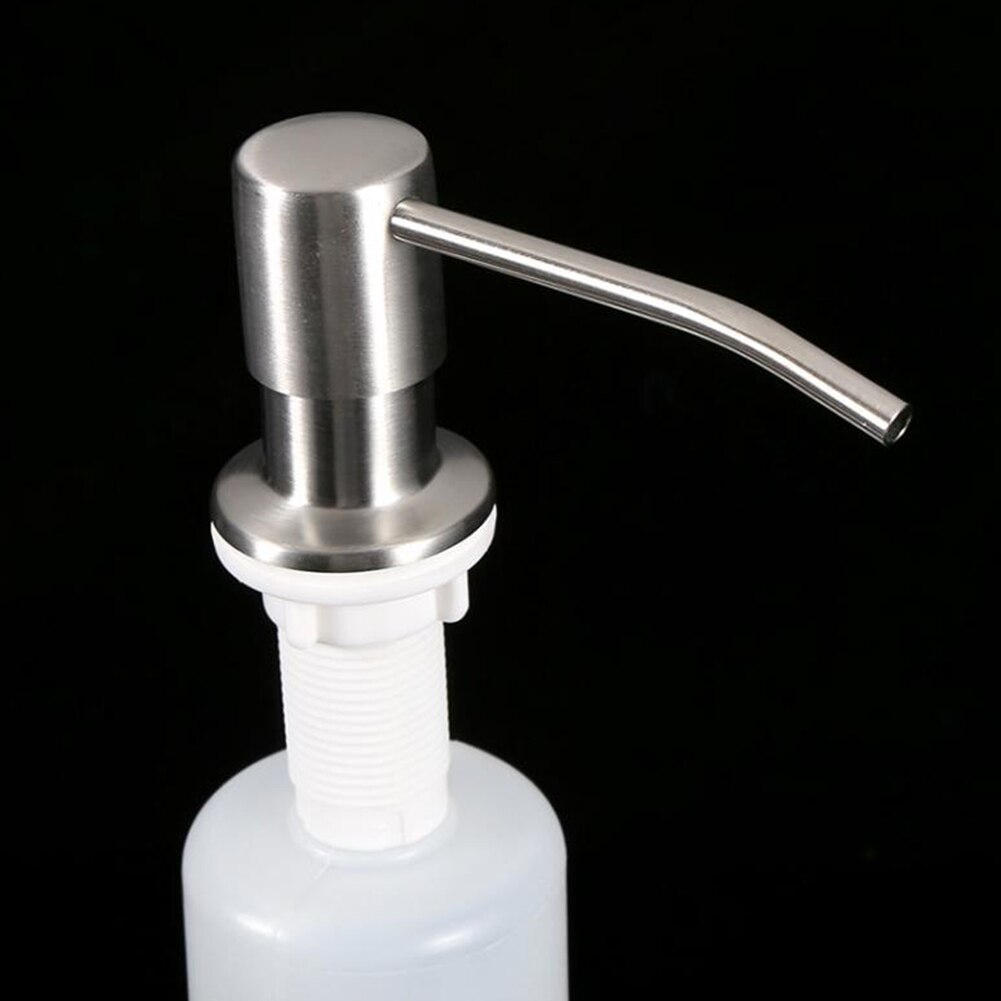 Soap Dispenser Liquid Easy Install Durable Stainless Steel Detergent With Bottle Hand Wash Refill Commercial Kitchen Sink Lotion