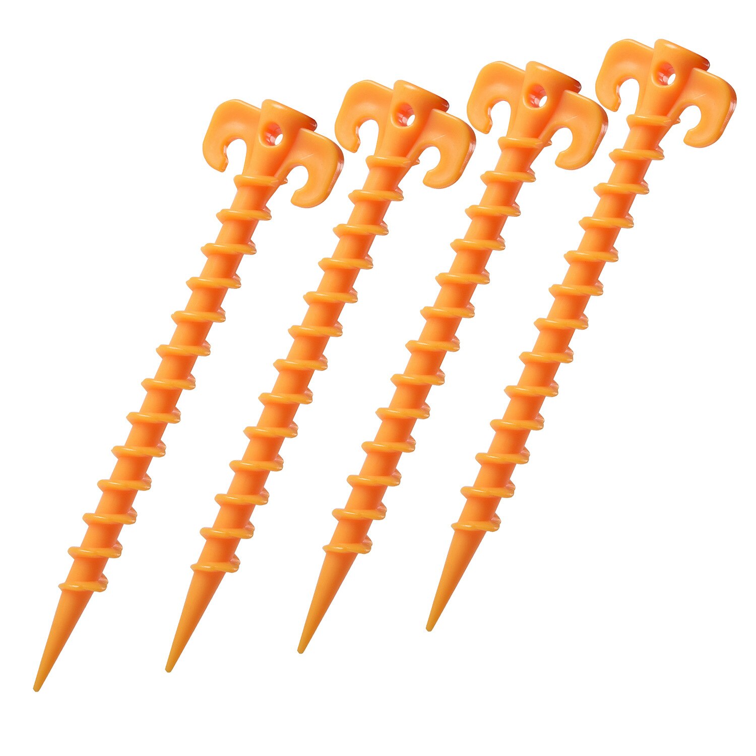 10 Stuks Plastic Tent Haak Stakes Camping Tenten Accessoires Grond Ondersteuning Nagels Peg Schroef Anker Onderdak