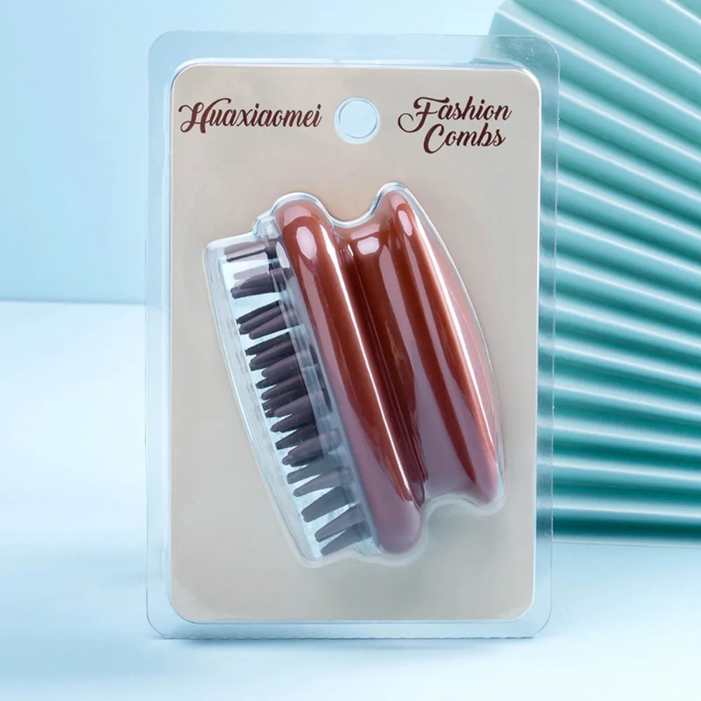 Massage Brush Comb Head Silicone Hair Washing Brush Scalp Scratcher Easy To Clean Massage Brush Shampoo Brush: GRAY