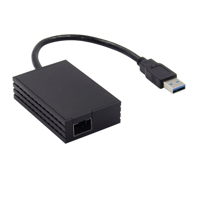 USB 3.0 Gigabit Fiber Server Network Card 1000M USB SFP Ethernet Adapter RTL8153 for Office Home