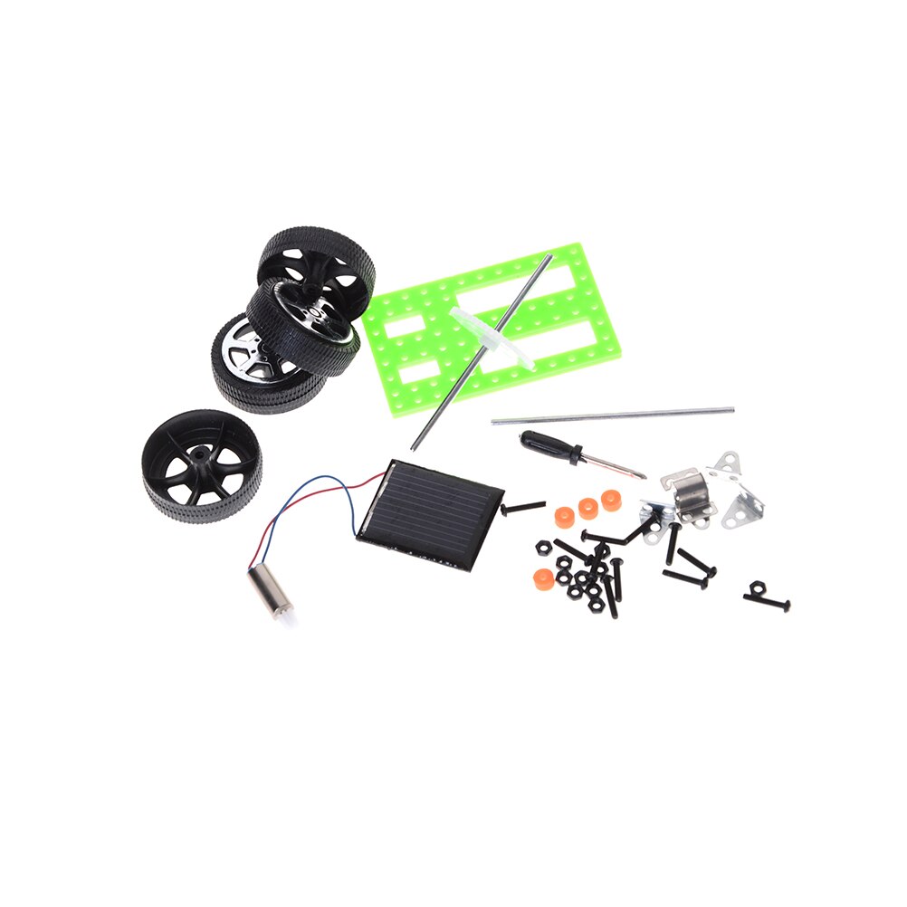 Diy Car Kit Mini Grappige Kinderen Educatief Gadget Hobby Zonne-energie Speelgoed