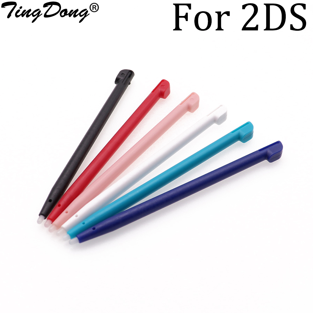Tingdong 6 Stuks Mobiele Touch Pen Touchscreen Potlood Voor 2DS Slots Hard Plastic Stylus Pen Voor Nintendo 2DS Console