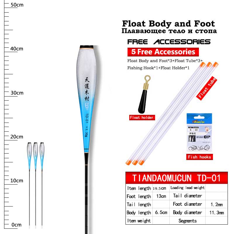 3 uds Nano flotador luminoso cuerpo flotador pie + 3 uds tubos + 1 ganchos de bolsa + 1 flotador cuerpo de boya sin cola No batería CR425 aparejos de pesca: Verde claro