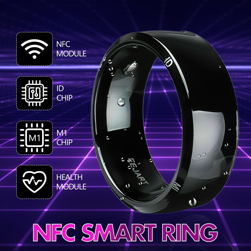Waterproof Unlock Health Protection Smart Ring Wear technology Magic Finger NFC Ring For Android Windows NFC Mobile Phone