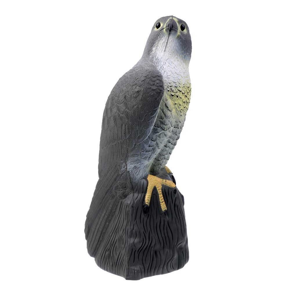 Señuelo de águila duradera para decoración del hogar, espantapájaros para asustar aves, aves, ratas, palomas, jardín y césped, 1 pieza