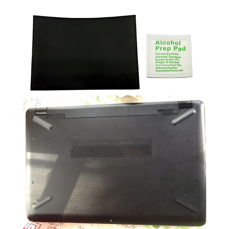 Toetsenbordvoetjes, zelfklevende antislip rubberen pads voor doe-het-zelf computertoetsenborden, zwart