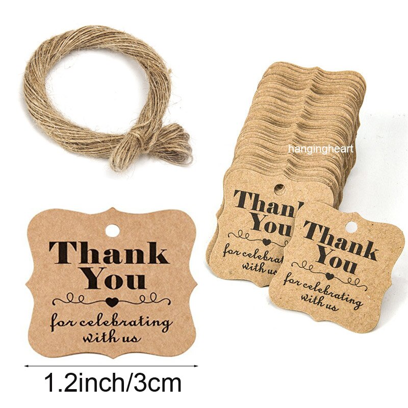 100Stck Danke Stichworte Feiern mit Uns danke für Kommende Handgemachten mit Liebe Stichworte Karten für Hochzeit Gefälligkeiten leer Hangtag: Blau