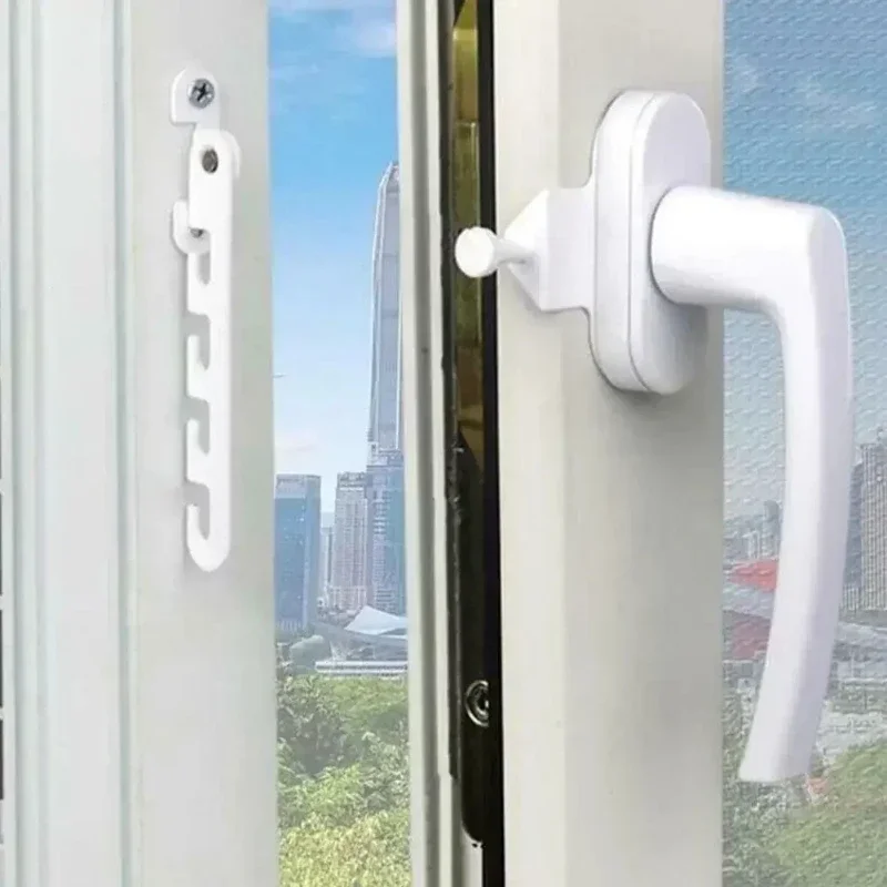 Tope de ventana ajustable, limitador de bloqueo, pestillo, soporte de viento, tapón de posición, bloqueo de marco de ventana abatible