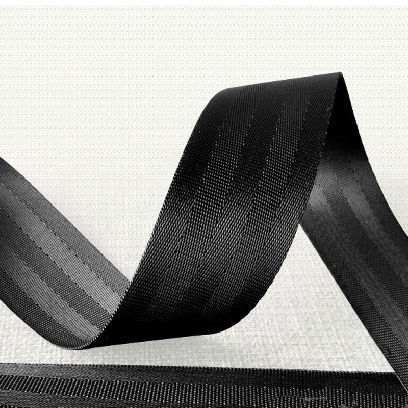 1m 20mm 38mm 50mm zwart nylon lint veiligheidsgordel computer jacquard lint stainband grosgrain lint zwart band