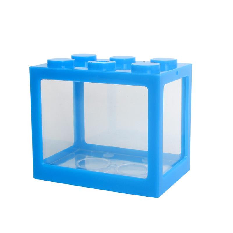 Aquarium Fish Tank Small Fish Tank for Turtle Reptile Jellyfish Goldfish Shrimp Moss Balls Insects,Table Decoration Box
