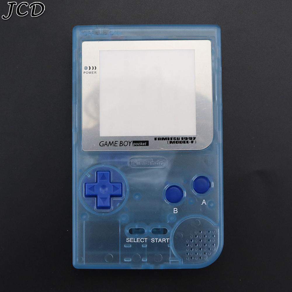 Jcd Lichtgevende Volledige Set Behuizing Shell Cover Case W/Rubber Pad En Schroevendraaier Voor Gameboy Pocket Gbp Shell Knoppen