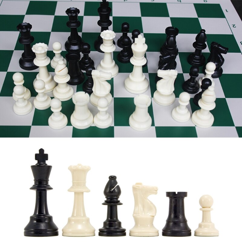 Chess Triple Weighted Pieces and Mousepad Board Chess Set