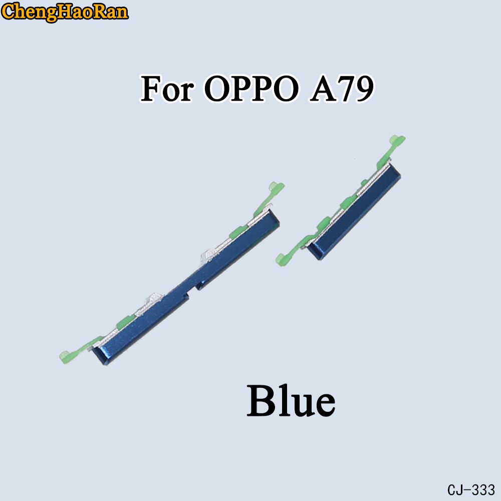 ChengHaoRan 1Pcs Side Button Power Key Replacement Spare parts For OPPO A79 A83 A5: A79-Blue