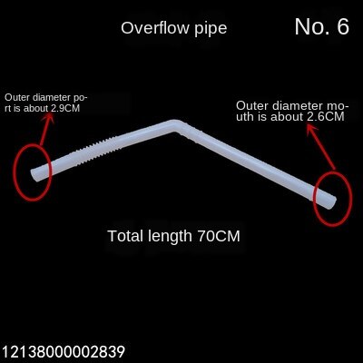 Washing Machine Origional Product in Drainage Pipe Overflow Tube Bottom in Connection Tube Inlet Tube Accessories: MULTI