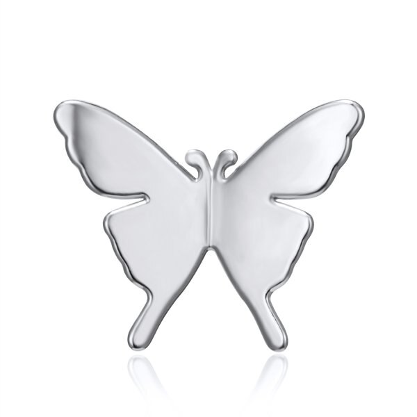 Eenvoudige Glazen Zonnebril Broche Kleine Schaar Vliegtuigen Legering Badge Vrouwen Mannen Pak Jurk Kraag Broche Pin Banket Sieraden: butterfly