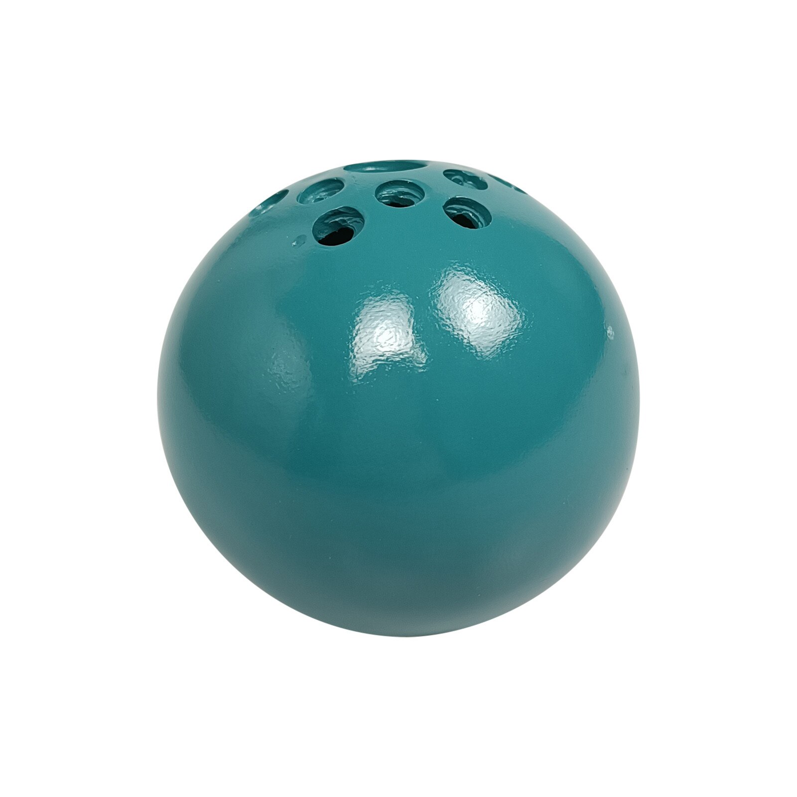 Ceramic Handmade Vase Flower Stone Table Decor Round Flower Vase with Holes Table Ornaments For Living Room: Oriental Blue