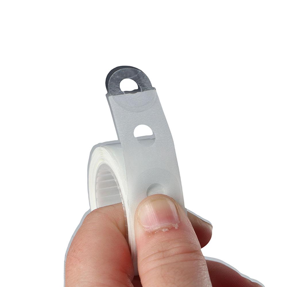 Adhesive 15mm Student Reinforcement Ring Hole Reinforcement Labels Binding Paper Sticker Hole Punch Protector Round Stickers