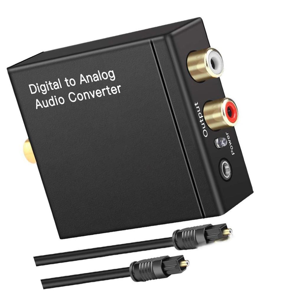 Digitale Optische Coax Converter Signaal Naar Analoog Converter Versterker Optische Digitale Stereo Audio Coaxiale Decoder