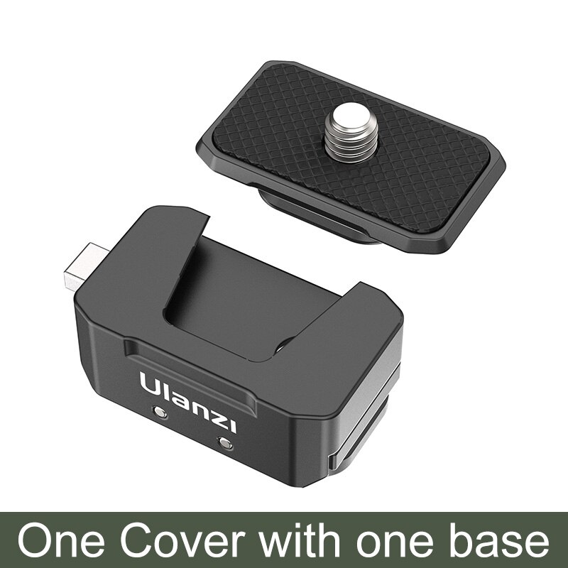 Ulanzi-sistema de liberação rápida da beija-bird, tripé com cabeça de bola dslr para gopro, braço mágico, kit de interruptor rápido, acessório realse, placa: Cover and Base
