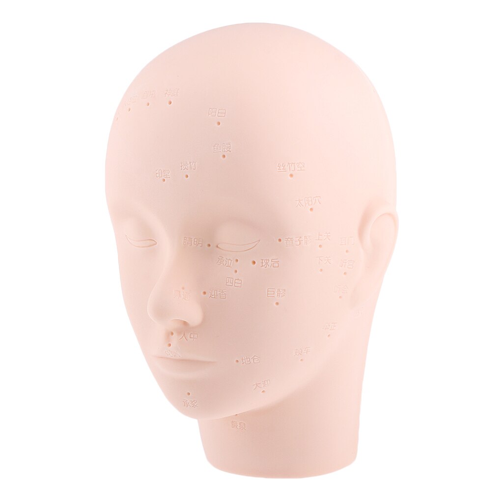 Soft PVC Training Practice Mannequin Head with Acu... – Vicedeal