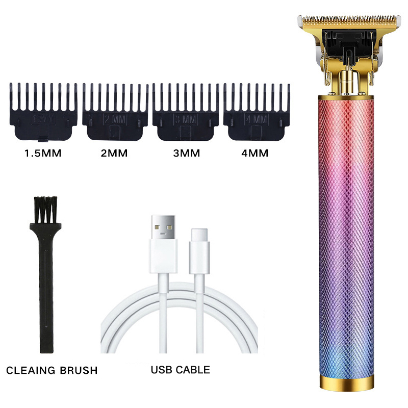 Jahrgang Haars ch neider Friseur Haars chneide maschine Herren Bart Rasierer Rasier maschine T9 elektrische Haars chneide maschine: Orange