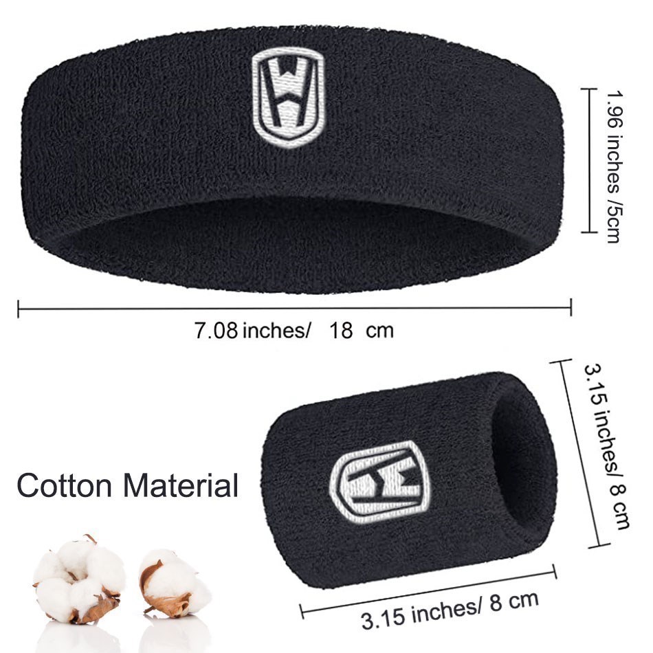 Wosweir Katoenen Atletische Hoofdband Elastische Zweetbanden Vrouwen Mannen Basketbal Sport Gym Fitness Zweetband Volleybal Tennis