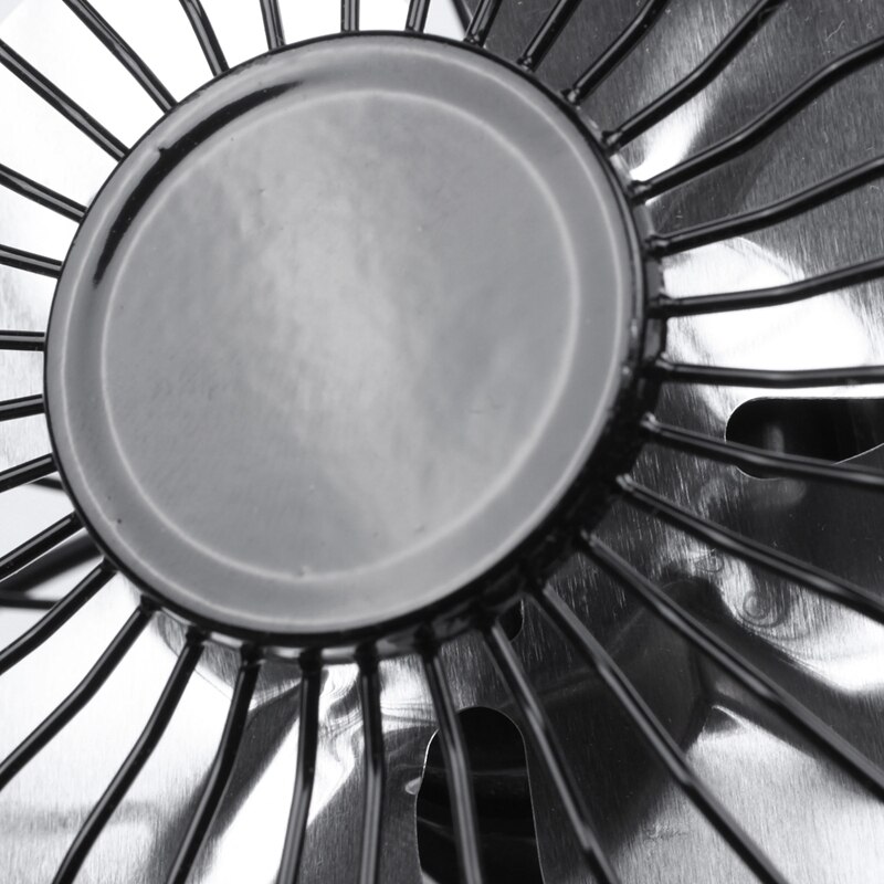 Ventilatore di ferro da pannello a energia solare da 2.5W 5V per l&#39;casa ufficio pesca di viaggio tutto&#39;aperto ventilatore di ventilazione di raffreddamento da 4 pollici Usb nuovo