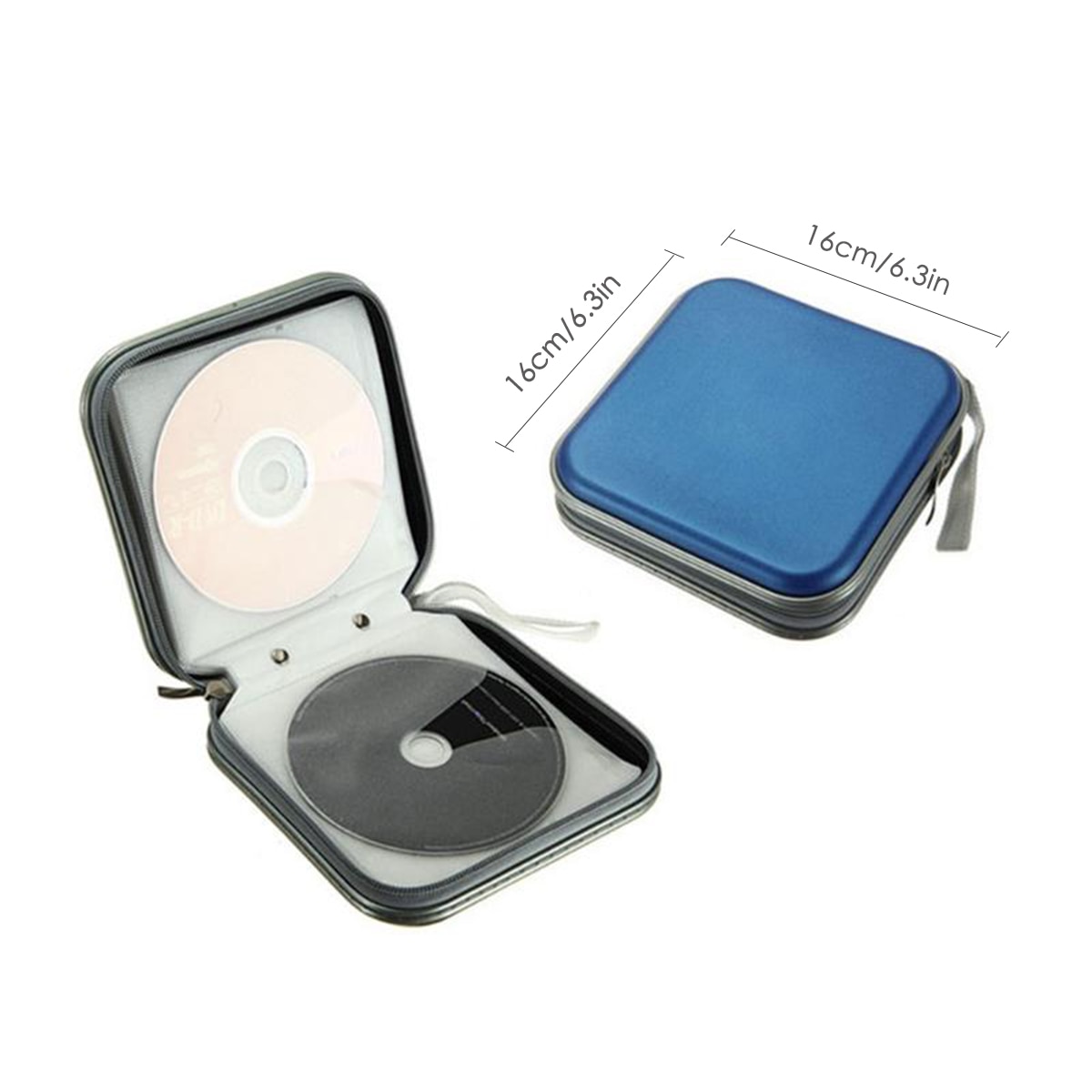 Portable 40 Disc Case CD Sleeve Wallet Stand Storage Plastic Bag DVD Holder Storage Bag​s DVD Accessories