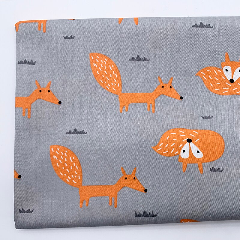 25x20CM 6 pcs/Set Multi Purpose Cartoon Cotton Patchwork Cloth DIY Sewing Craft Nordic Style Fabric for Household Nice