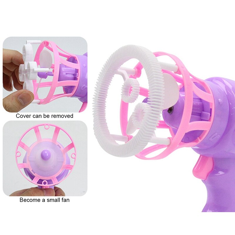Bolla Ventilatore Giocattolo Bolla di Sapone Giocattolo Del Regalo Del Fumetto della Mano Dei Bambini Bolla Ventilatore