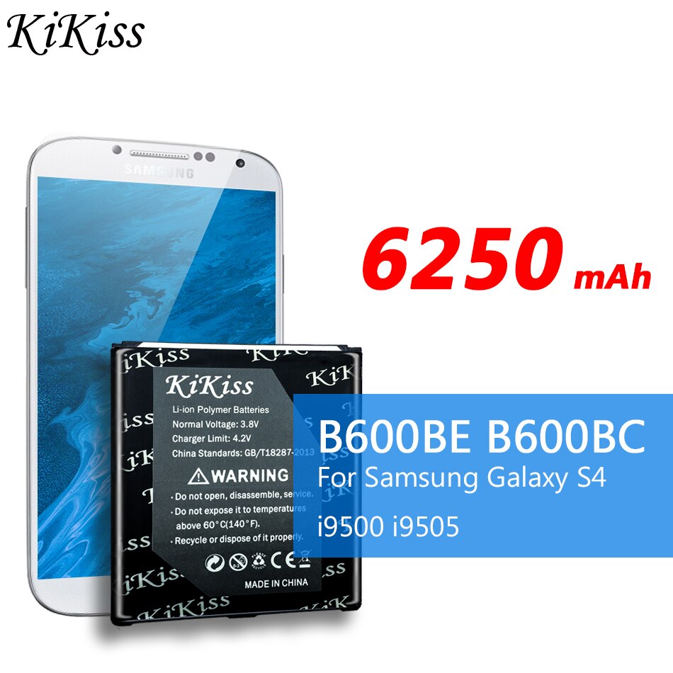 6250 Mah Grote Batterij B600BE B600BC Voor Samsung Galaxy S4 I9500 I9505 GT-I9505 I959 I337 I545 I9295 E330s G7106 G7100 /S4 Actieve