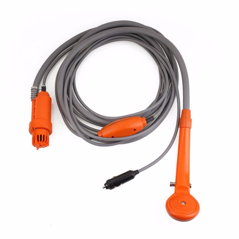 Camper Caravan Electric Camper Shower Portable High Pressure Car Washer Water Pump 12V Outdoor Caravan Camping Travel Car Shower