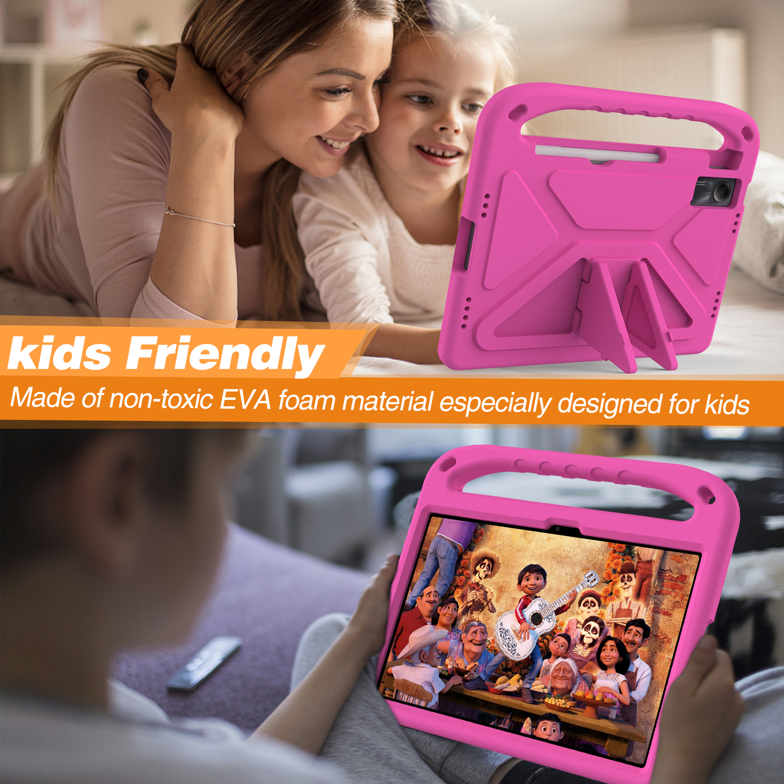 Etui EVA do Xiaomi Redmi Pad SE 11 2023 Pad 6 6Pro Wstrząsoodporne etui ochronne na całe ciało do Pad 5 5Pro 4 Plus Kids Handle