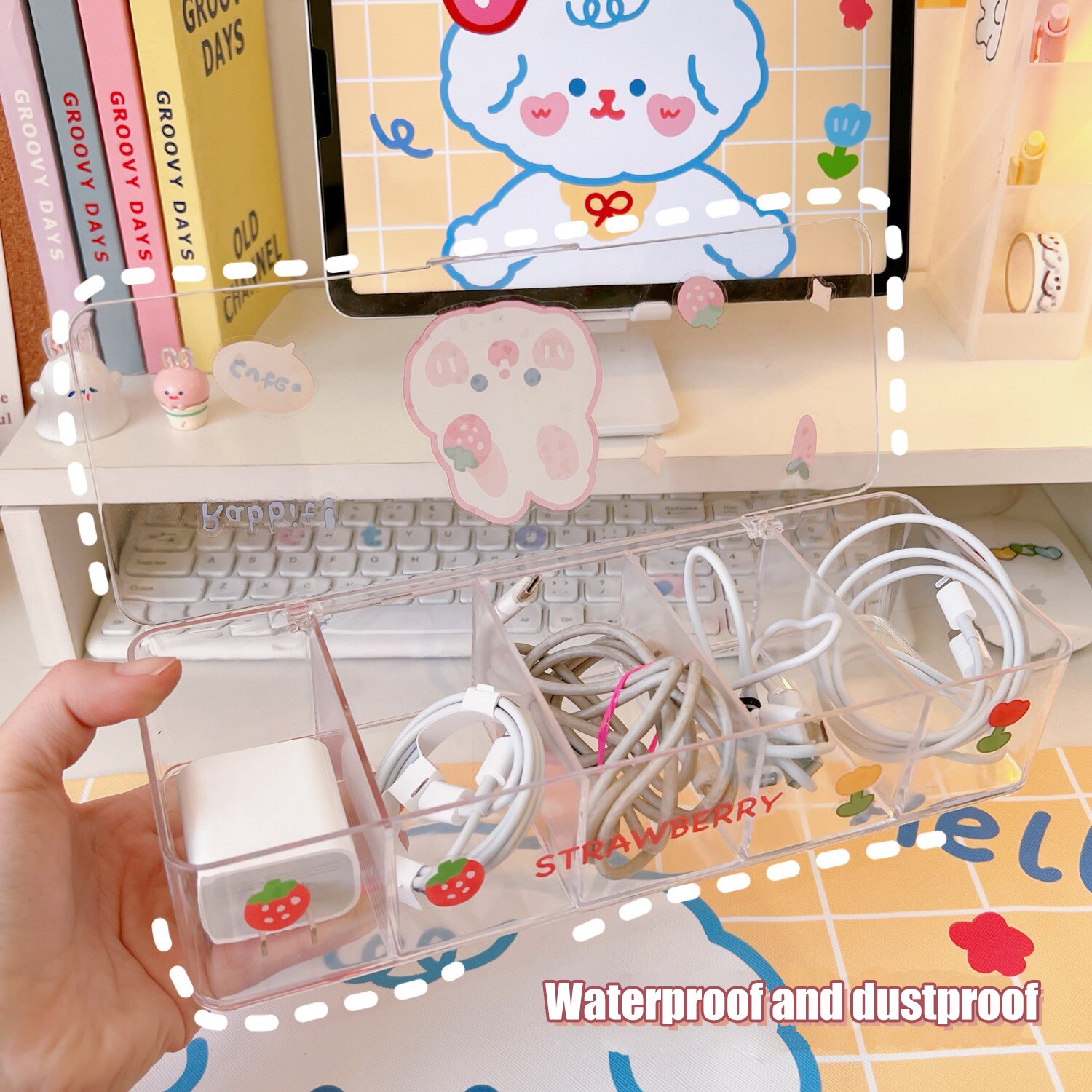 Cable Organizer Wire Holder Organizers Low Price Items For Wires Protector Desktop Desk Accessories Office School