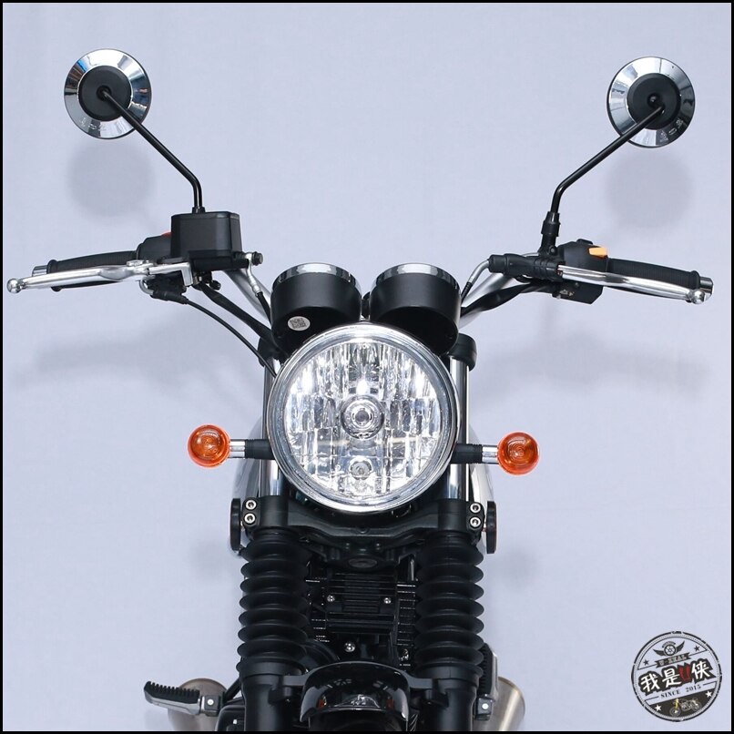 2 stücke Universal Retro Einstellbare Matte Schwarz Silber Runde Motorrad Rückspiegel Flache Spiegel Roller E-Bike Rückseite Spiegel