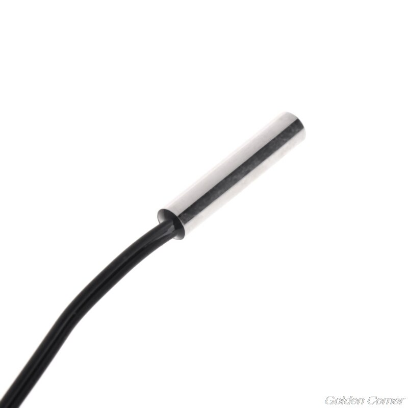 150cm NTC 10K Ohm 1% 3435 Thermistor Temperature Sensor Cylinder Probe 1.5m Wire M06 21 Dropshiping