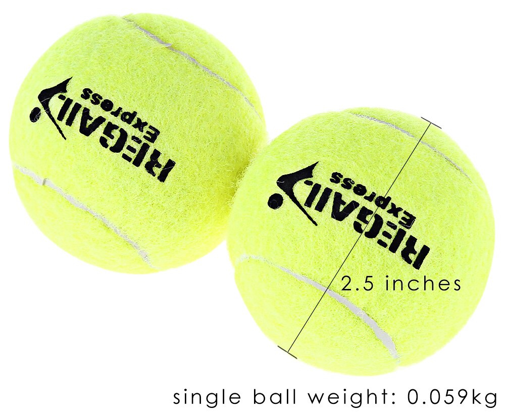 12 stk/parti elasticitet tennisbold til træning sport gummi uld tennisbolde til tennis træning med fri taske