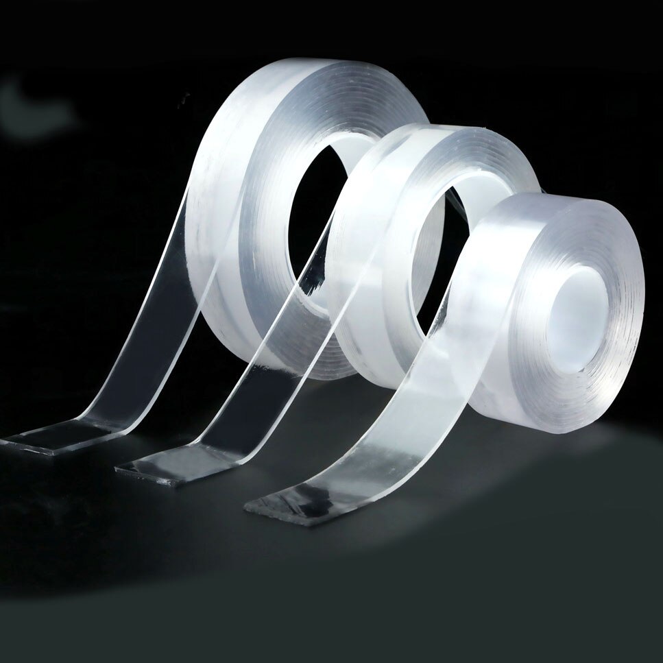 super non-marking nano tape, reusable waterproof double-sided adhesive for bonding and fixing of objects