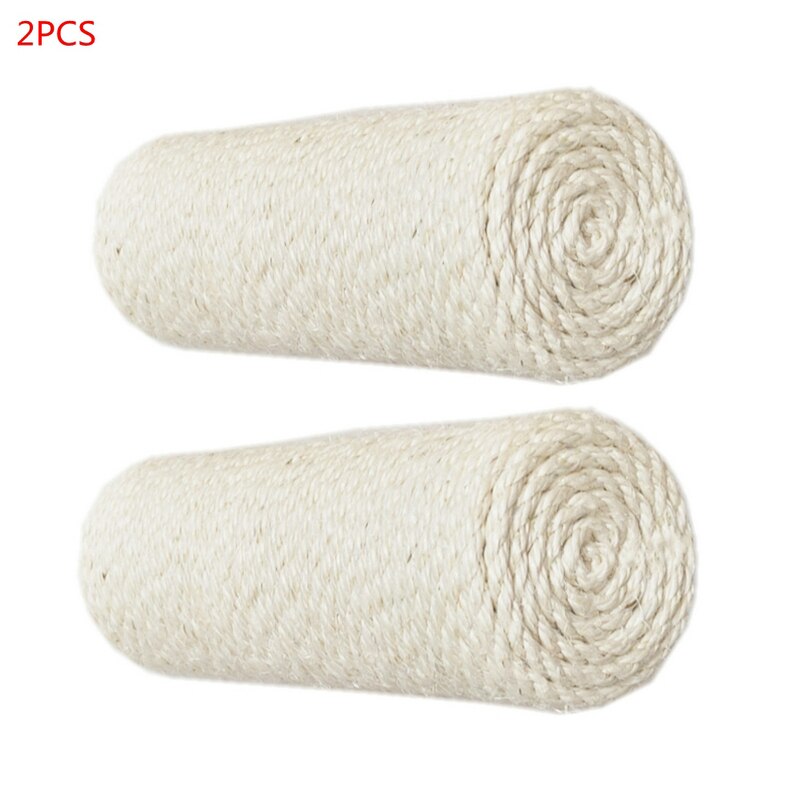 Wall-Mounted Sisal Cat Scratching Post Pet Cat Climbing Toys Climbing Frames: 2Pcs