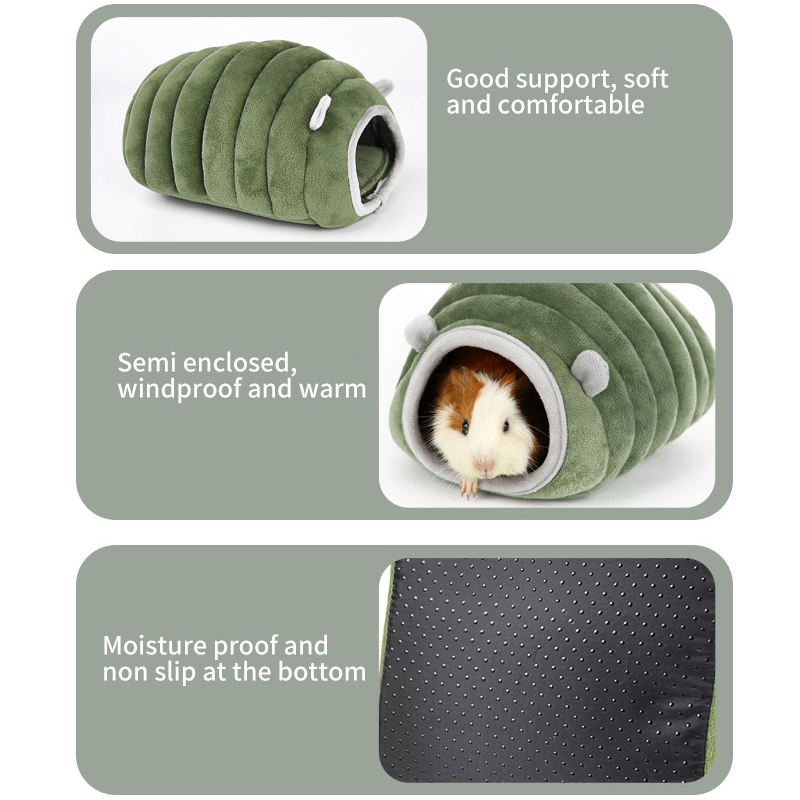Marsvinsbädd, hamstergömställe, sovbädd för chinchilla, iller, igelkottbädd, grotta, mysig hamsterbur, tillbehör