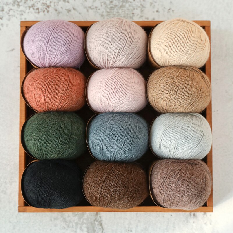 1Pc = 50G 175M 100% Alpaca Wol Garen Voor Hand Breien Baby Wol Zachte Trui Sjaal Hoed haak