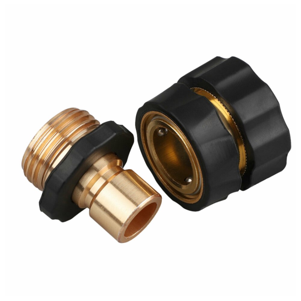 Conectores De Manguera De Jardín 16 Mm A 1/2" - Pack De 10, Plástico Resistente, Para Riego Y Tubos