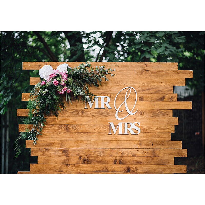 Allenjoy photography backdrop rustic wedding glitter flower wooden Floor background Birthday Valentine's Day Photozone Decor: Econ Vinyl 220X150CM / AEC-00546