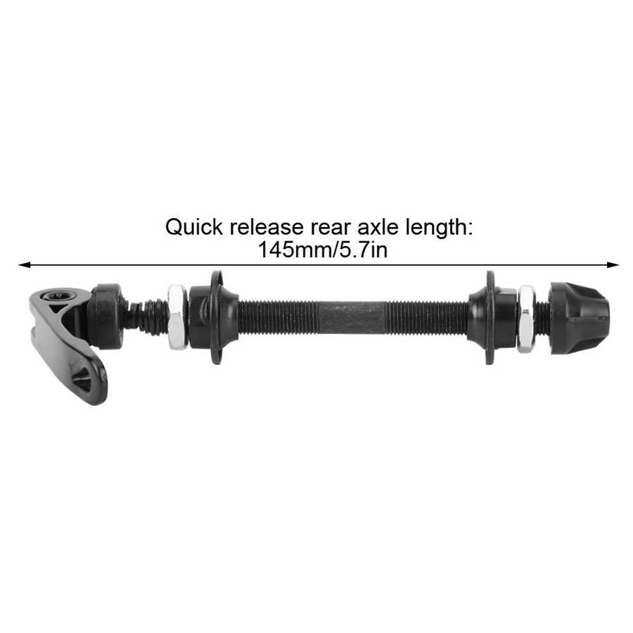 Bike Bearing Hub Axle Hollow Front Axle 108 and Quick Release Front Wheel 145 Set Bicycle Hub Axle Bike Accessory