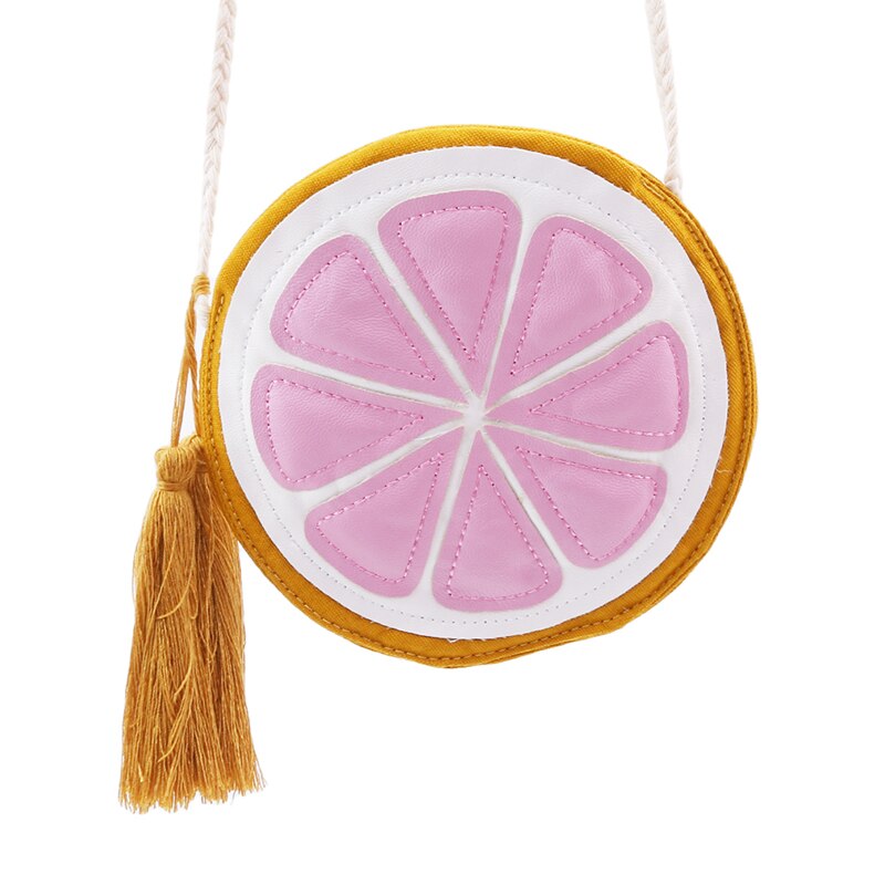 2021 estate nuova borsa femminile in pelle PU borsa da donna borsa a tracolla a tracolla a catena con pacchetto di frutta carina borsa al limone