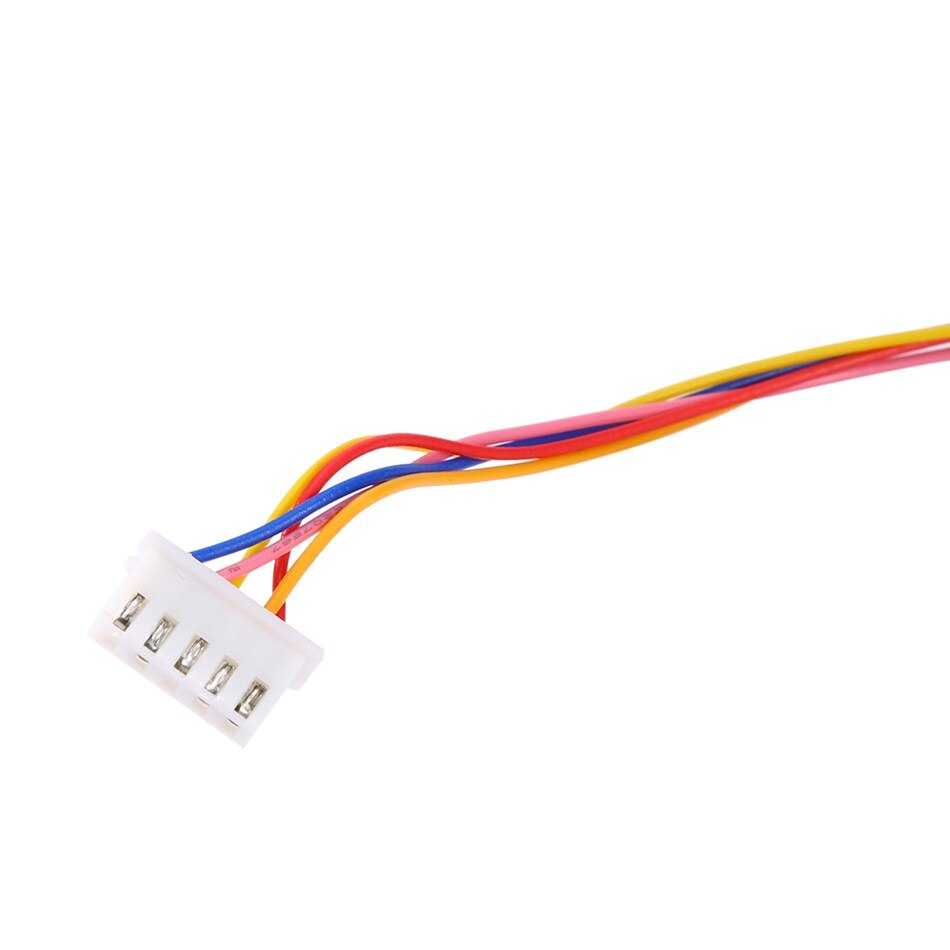 Electric Step Motor Valve Gear Stepper Motor DC 12V 4 Phase Step Motor Reduction Step Motor Gear w/ 5 Lines Cable 28BYJ-48